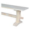 International Concepts Trestle Bench, Unfinished KBE-72